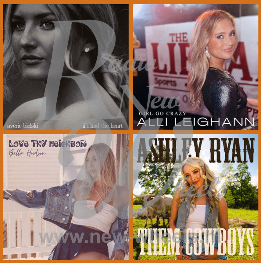 RadioNewWheels's tweet photo. Now in : You're the Star :
#AverieBielski Averie Bielski - if i had the heart
#AlliLeighann Alli Leighann - Girl Go Crazy
#BellaHudson Bella Hudson - Love Thy Neighbor
#AshleyRyan Ashley Ryan - Them Cowboys
#countrymusic
#Countrysong #womanofcountry https://t.co/Nr2A9Elbac