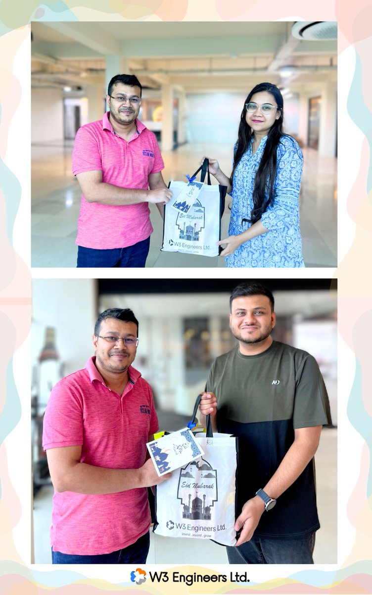 w3engineers's tweet image. 🎉 Eid-ul-Adha Celebration at W3 Engineers 🎁
We marked this festive occasion by sharing gifts and joy with our wonderful team. Eid Mubarak to everyone! 🌙✨
#EidMubarak #W3Family #EidCelebration #EidGift #EmployeeEngagement #CompanyCulture