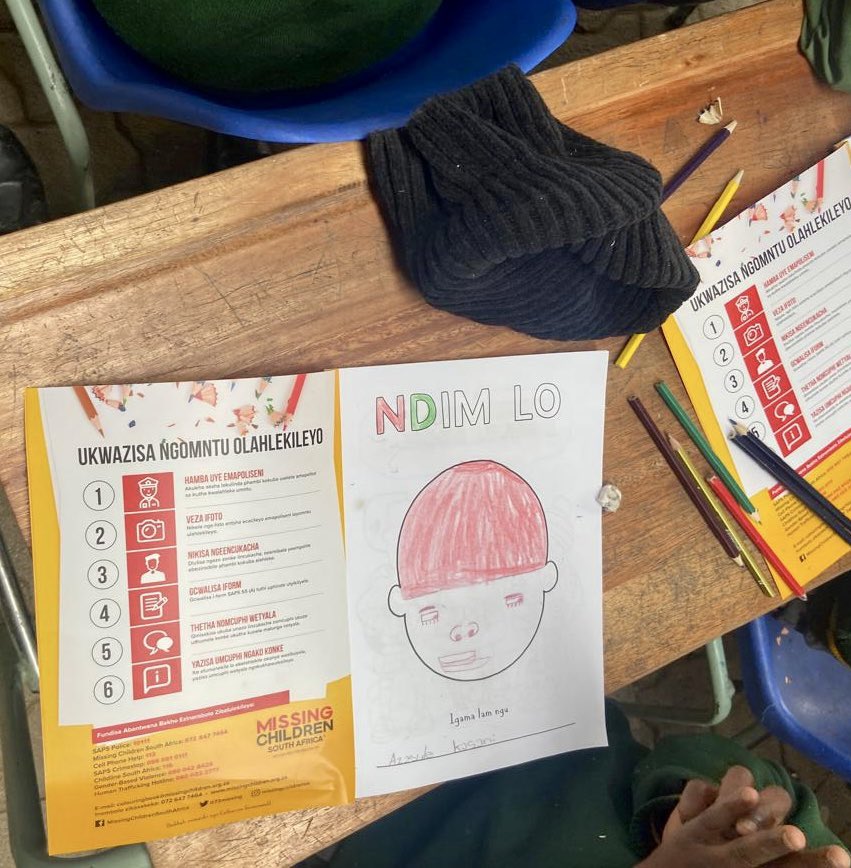 072MISSING's tweet image. The pure joy and excitement continues as we once again handed out MCSA’s colouring-in and story books, which educates the little one’s on #SafetyTipsForChildren, in order to make #SouthAfrica a #SaferPlace for all our children 🙏

If you OR your company would like to get involved