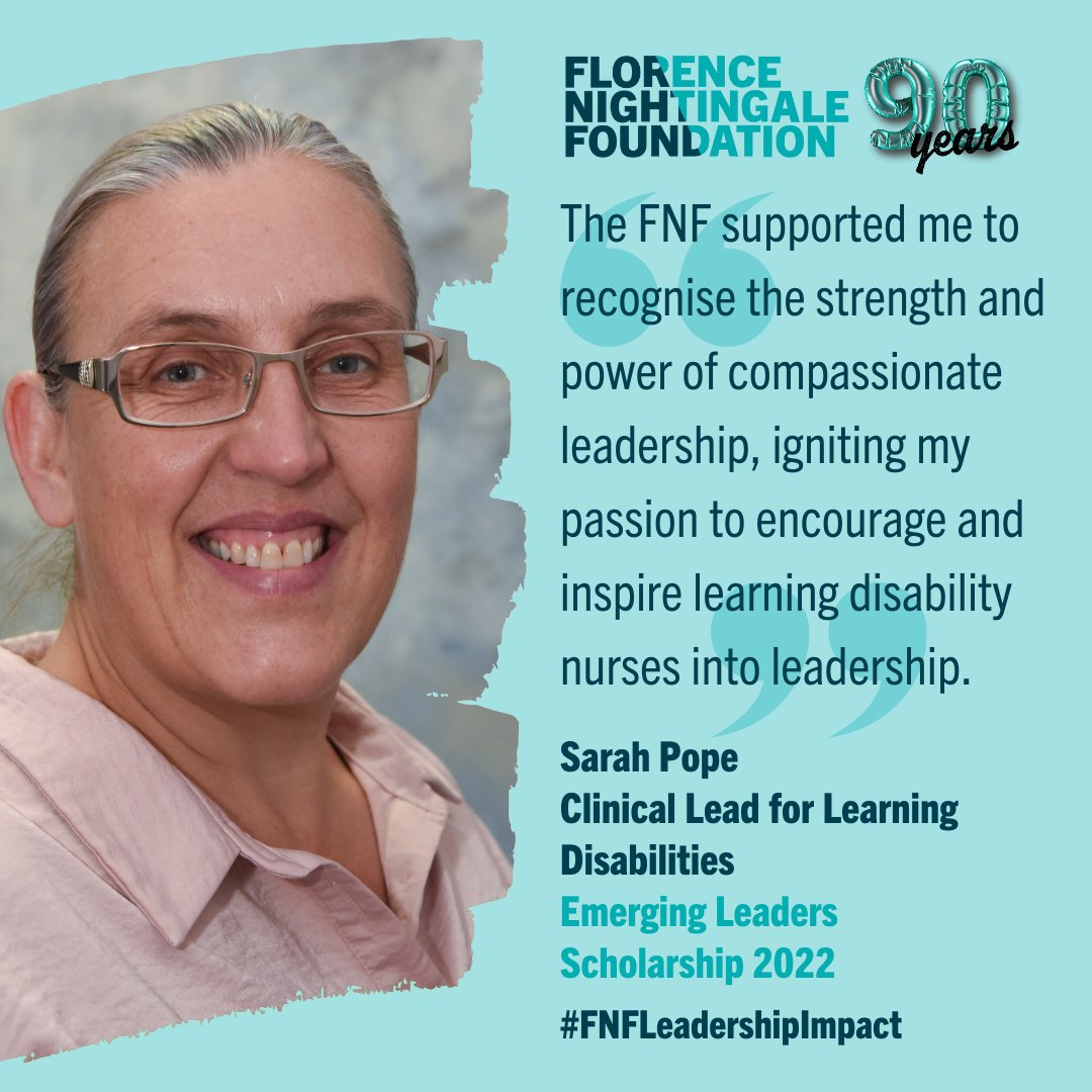Florence Nightingale Foundation (@fnightingalef) on Twitter photo #FNF90at90 "FNF supported me to recognise the strength and power of compassionate leadership, igniting my passion to encourage and inspire learning disability nurses into leadership." <a href="/Sarah_LDNurse/">Sarah Pope</a> βοΈ#FNFLeadershipImpact #FNF90at90 "FNF supported me to recognise the strength and power of compassionate leadership, igniting my passion to encourage and inspire learning disability nurses into leadership." <a href="/Sarah_LDNurse/">Sarah Pope</a> βοΈ#FNFLeadershipImpact