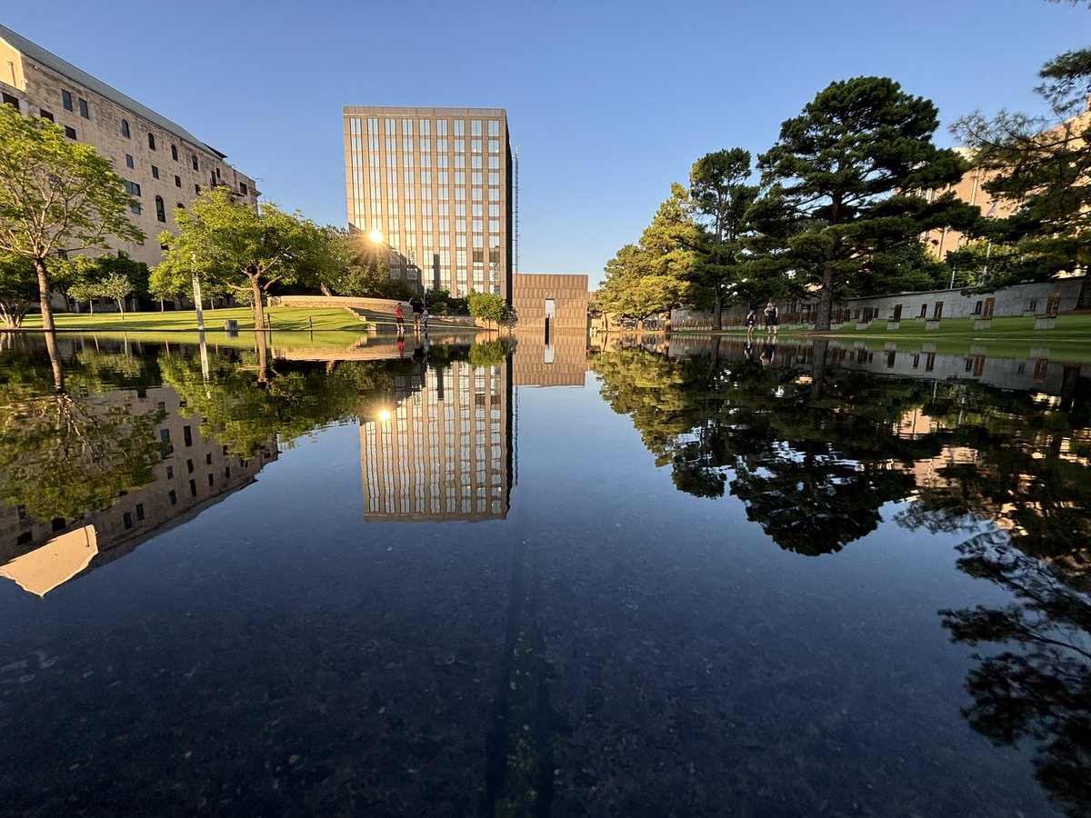 cscudder's tweet photo. I’m excited to be spending a few days this week at the @OKCNM with the Journalism Education and Trauma Research Group, discussing with journalism educators from around the world about how we can better prepare young reporters for trauma exposure on the job. #onsacredground2024 https://t.co/uOLcw9earL
