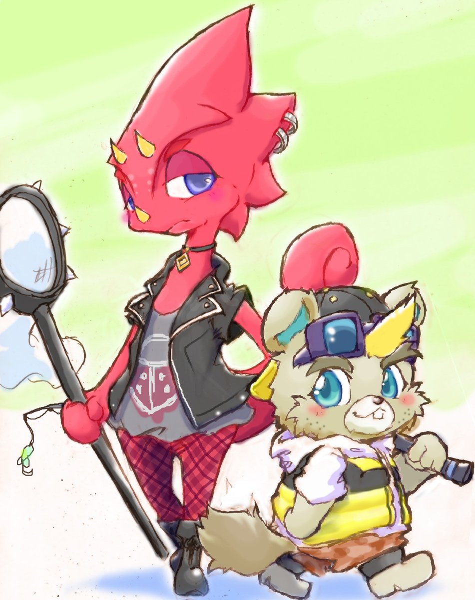 今日は過去絵だ!!

一時期めっちゃ描いてたレックスとジャスティン

漫画もちょっとあるのよね、見る?

#あつ森 