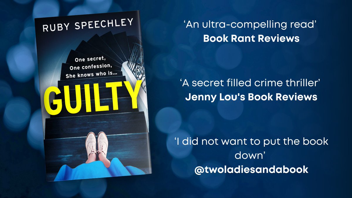 Boldwood Books (@boldwoodbooks) on Twitter photo Thank you to <a href="/BookRantReviews/">Tina @ Book Rant Reviews</a>, <a href="/McclintonJenny/">Jenny McClinton - Jenny Lou's Book Reviews 💜</a> and twoladiesandabook for their recent reviews on the #Guilty by <a href="/rubyspeechley/">Ruby Speechley</a> #blogtour
Buy now ➡️ mybook.to/Guiltysocial Thank you to <a href="/BookRantReviews/">Tina @ Book Rant Reviews</a>, <a href="/McclintonJenny/">Jenny McClinton - Jenny Lou's Book Reviews 💜</a> and twoladiesandabook for their recent reviews on the #Guilty by <a href="/rubyspeechley/">Ruby Speechley</a> #blogtour
Buy now ➡️ mybook.to/Guiltysocial