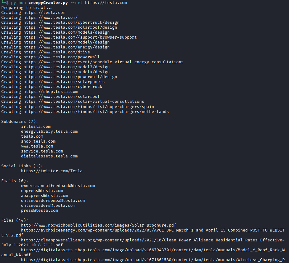 Daily OSINT (@dailyosint) on Twitter photo Discover creepyCrawler! This tool extracts recon info from any URL, including emails, subdomains, social media, and more. Enhance your recon process effortlessly!
github.com/chm0dx
<a href="/chm0dx/">Jason Nickola</a>
#OSINT #reconnaissance #infosec #cybersecurity #tool #cli Discover creepyCrawler! This tool extracts recon info from any URL, including emails, subdomains, social media, and more. Enhance your recon process effortlessly!
github.com/chm0dx
<a href="/chm0dx/">Jason Nickola</a>
#OSINT #reconnaissance #infosec #cybersecurity #tool #cli