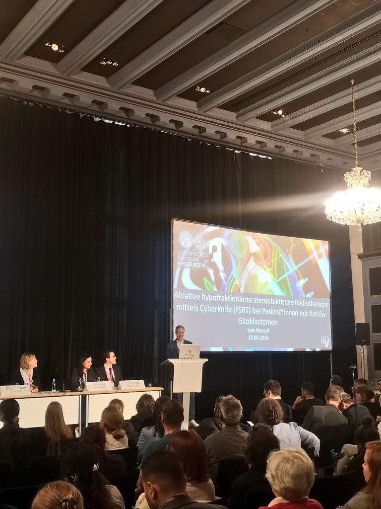 Radiation Oncology @Heidelberg University Hosp. (@ukhd_radonc) on Twitter photo Impressionen von der #DEGRO2024 <a href="/degro_ev/">Deutsche Gesellschaft für Radioonkologie e.V.</a>
Vortragssitzung: Re-Bestrahlung mit Lars B. Wessel zur Re-RT von Glioblastom-Rezidiven am Cyberknife! <a href="/UKHD_radonc/">Radiation Oncology @Heidelberg University Hosp.</a> <a href="/uniklinik_hd/">Universitätsklinikum Heidelberg</a> <a href="/Accuray/">Accuray</a> Impressionen von der #DEGRO2024 <a href="/degro_ev/">Deutsche Gesellschaft für Radioonkologie e.V.</a>
Vortragssitzung: Re-Bestrahlung mit Lars B. Wessel zur Re-RT von Glioblastom-Rezidiven am Cyberknife! <a href="/UKHD_radonc/">Radiation Oncology @Heidelberg University Hosp.</a> <a href="/uniklinik_hd/">Universitätsklinikum Heidelberg</a> <a href="/Accuray/">Accuray</a>