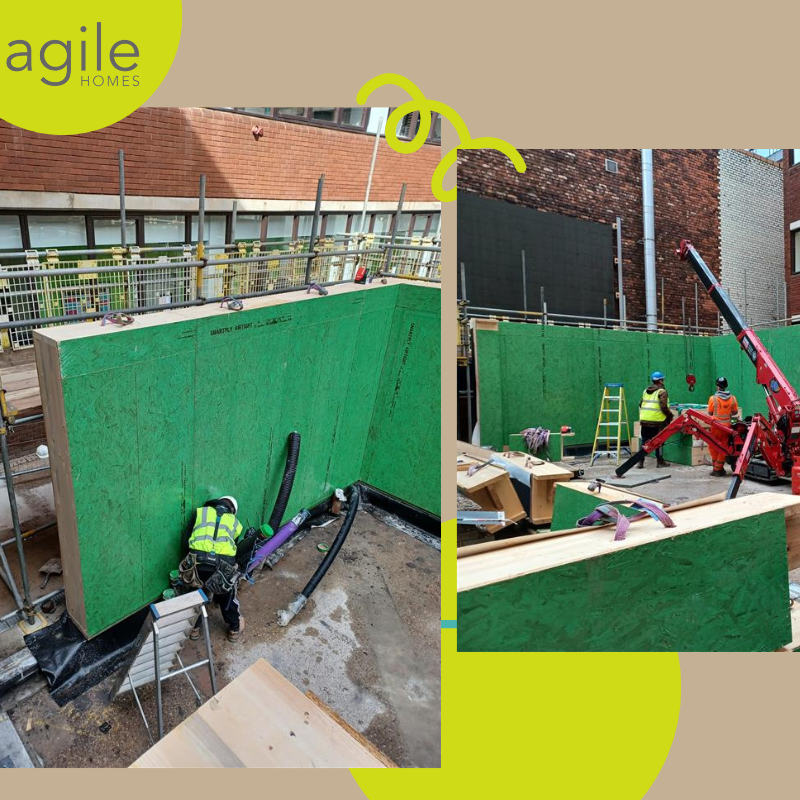 agile_homes's tweet photo. Using robots to make robots!

We have installed MMC panels for our project with @ManMetUni! The new robotics lab will house students researching &amp; innovating with design technology.

#BuiltWithStraw #BuildWithStraw #SustainableLiving #SustainableLearning #technologyisawesome https://t.co/QqMlkjhHAN