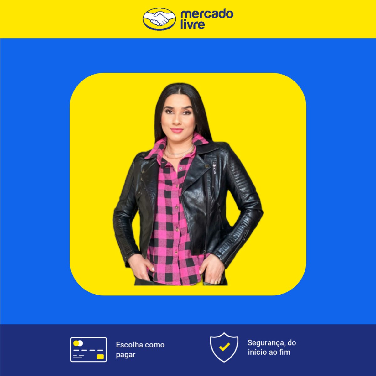 MercadoLivre's tweet photo. 💖A moda que você ama está no Mercado Livre! Descubra sua próxima peça favorita no app 💛💙