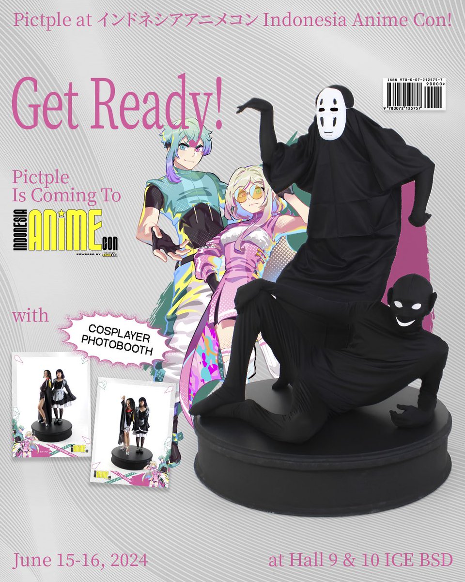 Pictple_'s tweet photo. Pictple will be at Indonesia Comic Con (INACON) this week (June 15-16) at ICE BSD⭐️ with our new booth: Cosplayer Photobooth✨ https://t.co/hluHSMJFxN