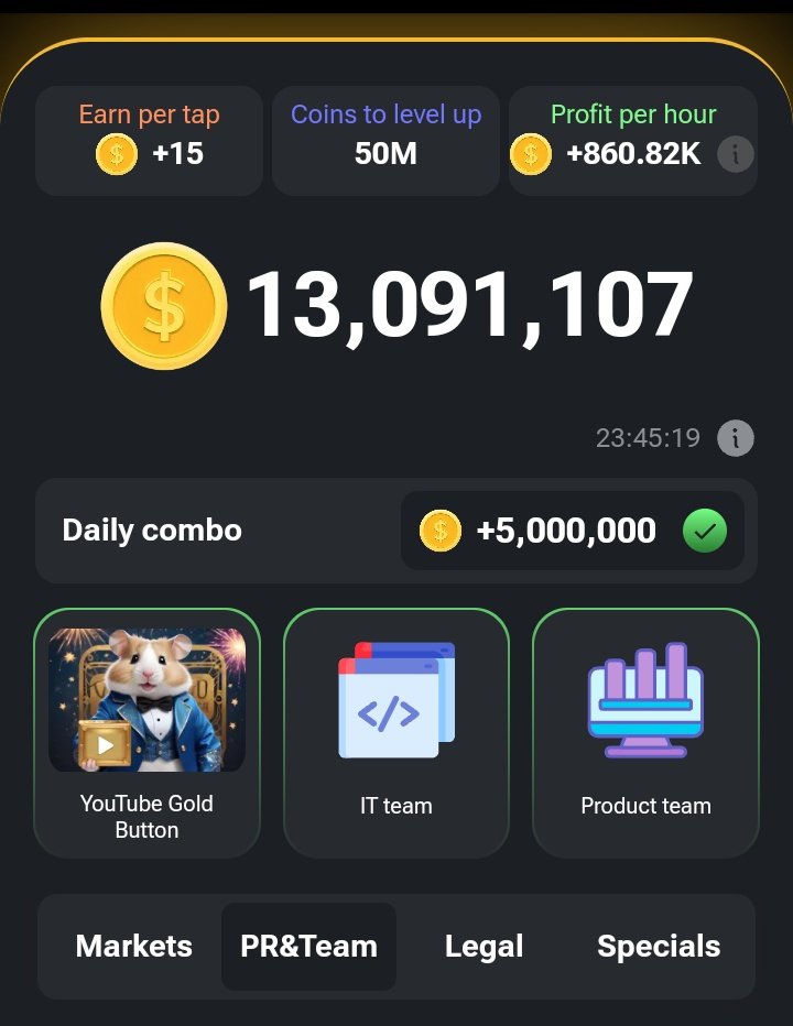 itrafaqatali's tweet photo. Get 5 million Tokens today with the Hamster Combo Card on June 13, 2024! Don't miss out on this exclusive offer.
https://t.co/2yPLUveh4v
#HamsterCombo #5MillionTokens #13june2024
#teamempire
#currencyguiders https://t.co/blNXmaJvM6
