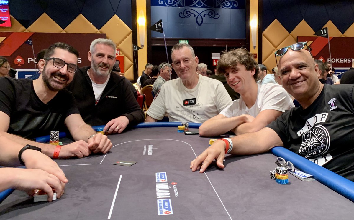 Asif Warris (@aseefo) on Twitter photo …#LifeInTheFastLane!😅🫣 …Playing Day1C <a href="/PokerStars/">PokerStars</a> #ESPT Malaga €1100 buyin 30K Chips on 50 min clock With the Legend <a href="/barnyboatman/">Barny Boatman</a> 🎈
#PokerTourist™️😜 …#Retired!🫣 …#LifeInTheFastLane!😅🫣 …Playing Day1C <a href="/PokerStars/">PokerStars</a> #ESPT Malaga €1100 buyin 30K Chips on 50 min clock With the Legend <a href="/barnyboatman/">Barny Boatman</a> 🎈
#PokerTourist™️😜 …#Retired!🫣