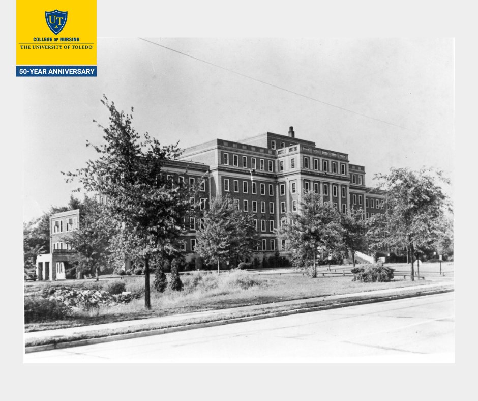 UTRocketNursing's tweet photo. Before the Collier Building was built in 1996, the College of Nursing (CON) was housed in a various locations. The former Maumee Valley Hospital School of Nursing building served as the home of the first nursing academic offices and classrooms.
#50thanniversary #gorocketnursing https://t.co/G9abBmi2rd