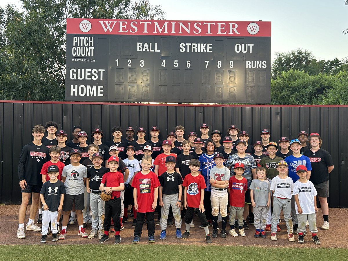 Coach7Anderson's tweet photo. Great week of baseball camp. Awesome group of young men!
⁦@WCA_Wildcats⁩ https://t.co/B1FY0XSKTR
