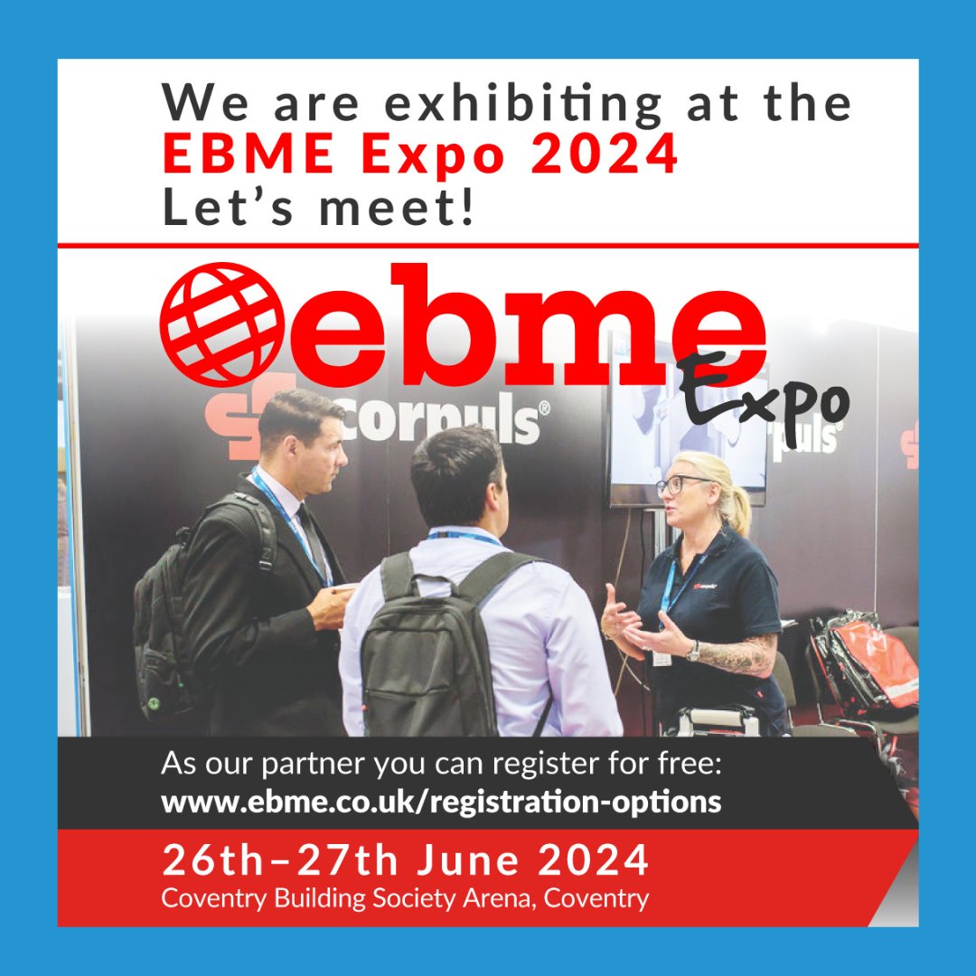 Come and see us at the EBME Expo🎉 

We will be at stand G26 collaborating with Vela Medical!

We look forward to seeing you there. 🙂 
#EBMEExpo #Chanterbiomed #VelaMedical #healthcare