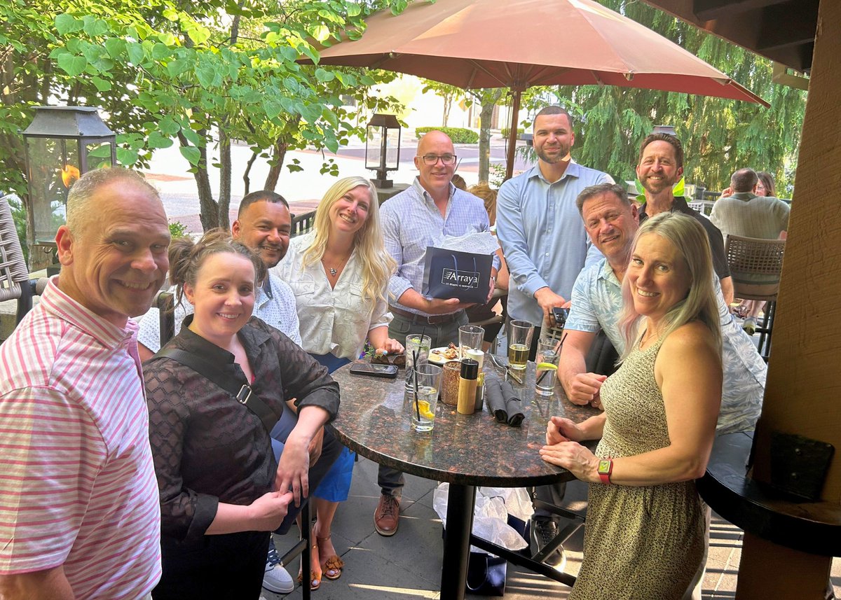 ArrayaSolutions's tweet image. We had a blast at our mid-year sales training this week! It was great to see our amazing team gather from all over the country to connect and learn about the latest in tech. Thank you to everyone for your hard work!
#ArrayaSolutions #Sales #ArrayaAllstars