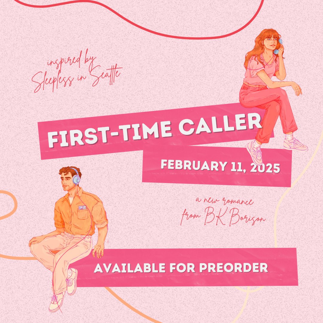 authorbkborison's tweet photo. I am absolutely tickled (pink) to share the cover for FIRST-TIME CALLER with you.

This book truly is the story of my heart, and I can’t wait for you guys to get to know Aiden and Lucie.

PREORDER HERE: https://t.co/fpUIQq9a0u https://t.co/8huYFWBTBK