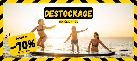 Profitez de notre déstockage d'été avec des réductions allant jusqu'à -70% cette semaine, parfait pour préparer vos vacances en camping ! 😍🔔

#camping #destockage #location #vacances #promo