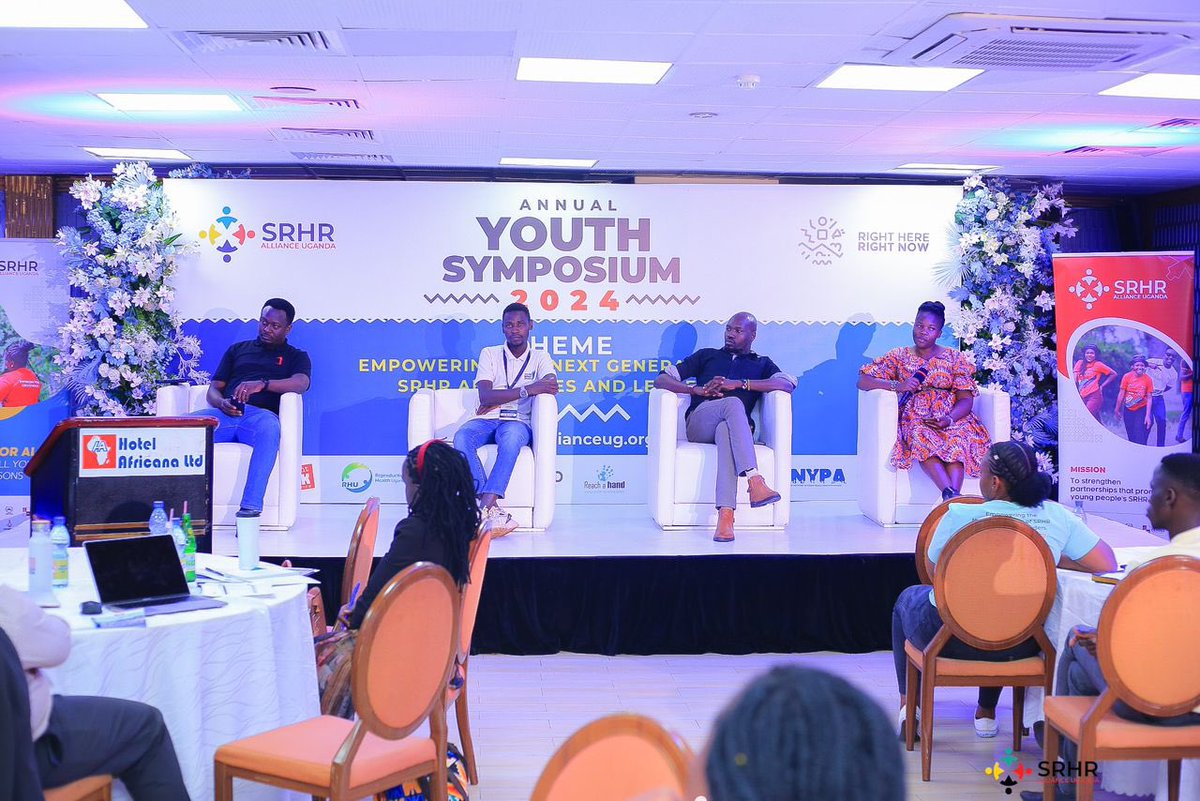 cehurduganda's tweet photo. Engagement of young people in advancing sexual and reproductive health and rights (SRHR) is not only beneficial but essential. Their unique perspectives, potential, and fresh approaches as future leaders are indispensable.

We are actively participating in the #YouthSymposium24 organized by @SRHRAllianceUg along with other partners, well represented by our very own #Annie Adikini. The symposium is about empowering the next generation of advocates to advance the Sexual Reproductive Health and Rights.

“Young people should invest in the right 21st century skills and mindset to position themselves strategically to effectively advance the SRHR message in their local communities.” 

The symposium speaks to the need of various stakeholders such as local musicians, youth community leaders, religious leaders and various CSOs to onboard young people and address SRHR challenges in their local communities.  The symposium also addresses the need for young people to package themselves professionally for their voices to be heard more in the global space.