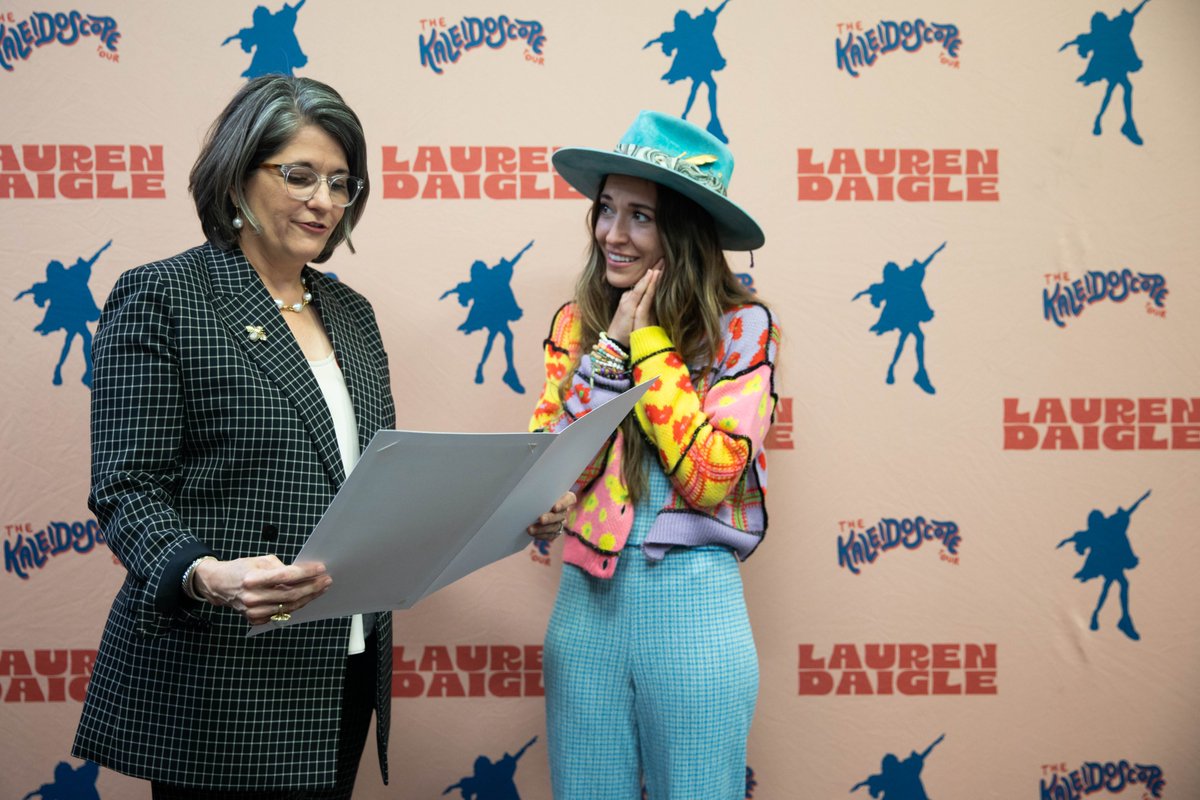 What an incredible night! Huge thanks to Lauren Daigle for her unforgettable concert in Lafayette last night. In recognition of her amazing contributions to our community, Mayor-President Monique B. Boulet officially declared June 12, 2024, as Lauren Daigle Day!