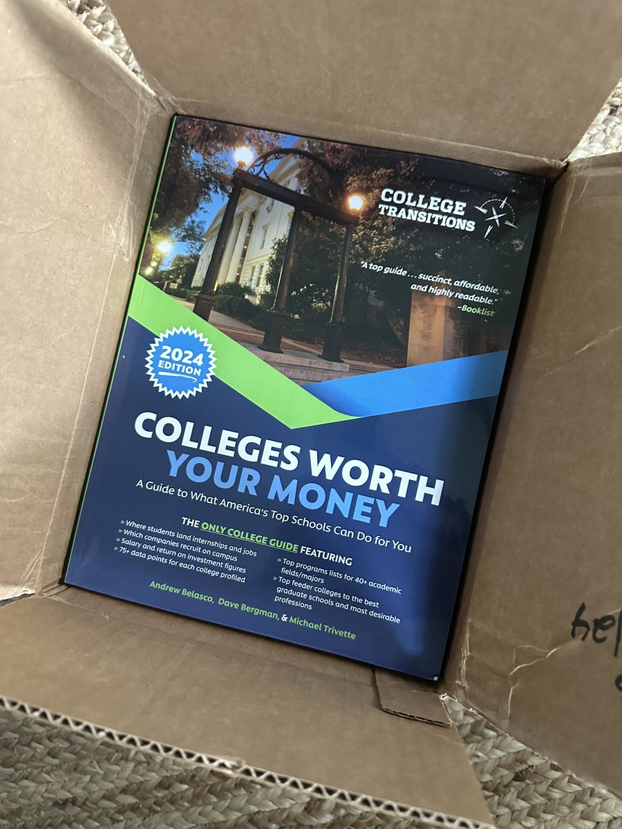 Thanks to <a href="/michaeltrivette/">Michael Trivette</a> and the <a href="/eduTransitions/">College Transitions</a> team for helping me get a copy of my favorite guidebook to all of our scholars this year! They were reading it page by page when I passed them out. 🥹