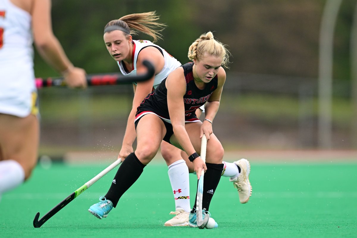 RUFieldHockey's tweet photo. #TBT to September 28, as #RUFH earned a win over No. 8 Maryland! 

The thrilling win in a penalty shootout was the 10th straight win to start the year, fifth ranked win, and fifth ever over Maryland, coming in front of a boisterous home crowd

📰: https://t.co/h0VnIF5m0r https://t.co/s9hRb1iZTX