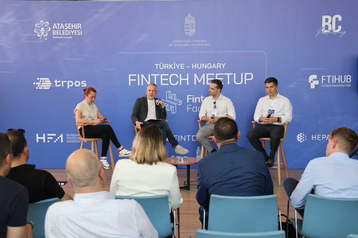 atasehirbld's tweet photo. 🚀Finansal teknoloji dünyasında unutulmaz bir buluşmaya ev sahipliği yaptık!

İNOVATA'da gerçekleşen etkinlikte sektörün önde gelen isimlerini ağırladık. Finansal teknoloji alanında faaliyet gösteren, Macaristan'ın önde gelen yenilikçi startup'ların sunumlarını dinledik. #FinTech https://t.co/F8hl8F6rdM
