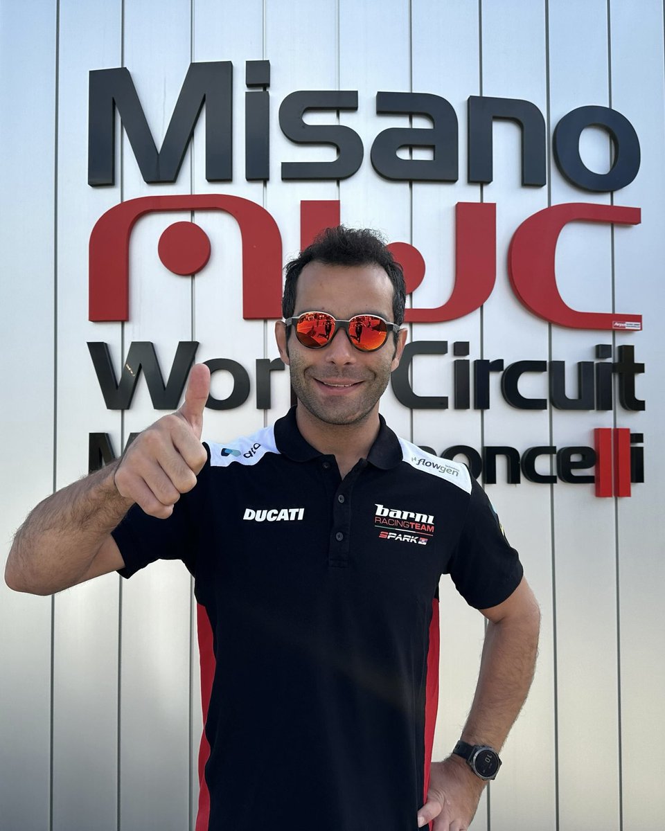 WorldSBK's tweet photo. FIT for Friday! 💪 

@petrux9 has been declared fit for tomorrow’s action and he will be checked again after FP1 👉 https://t.co/i4Pwn0Zrbr

#EmiliaRomagnaWorldSBK 🇮🇹 https://t.co/susl5QDQ7s