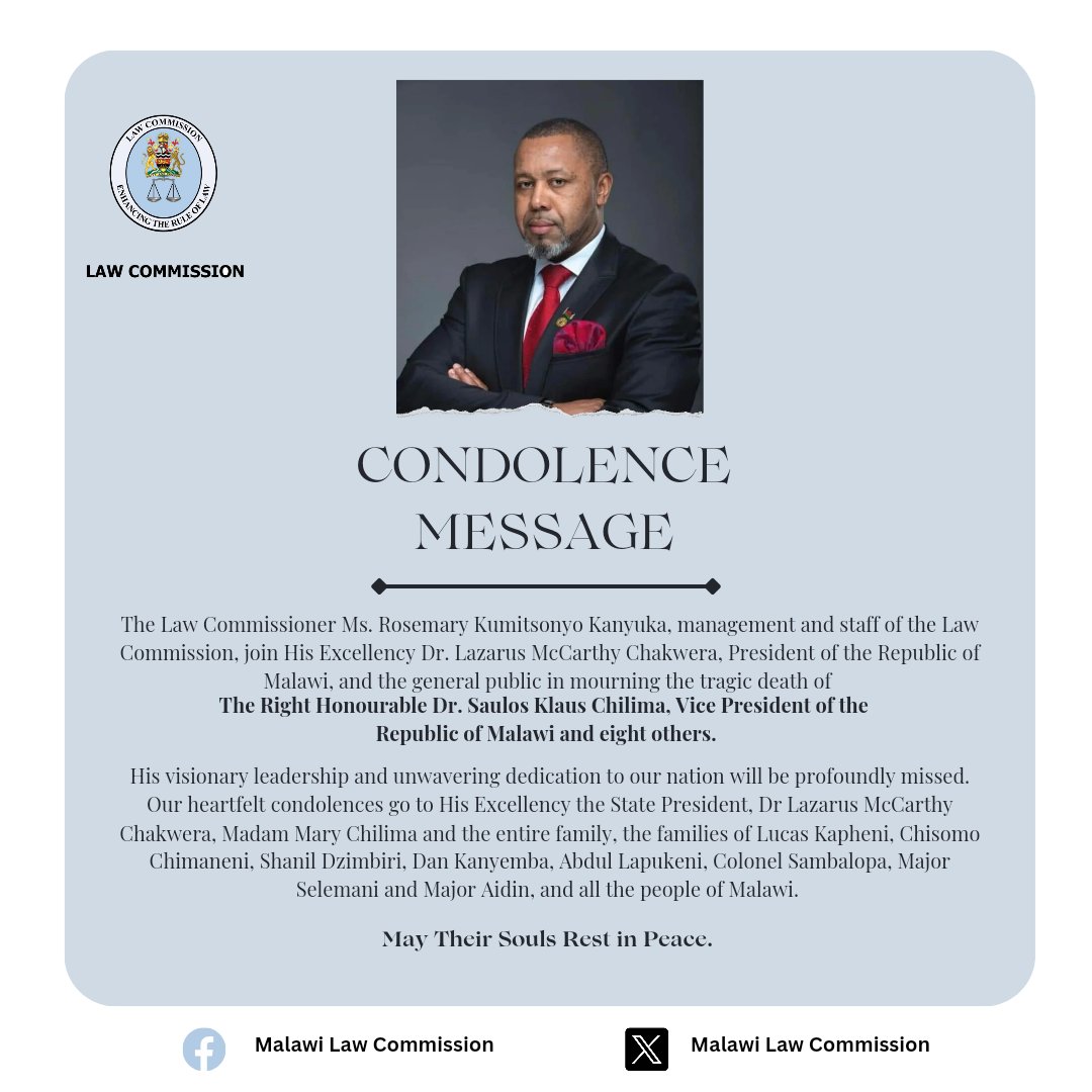 Malawi Law Commission tweet media