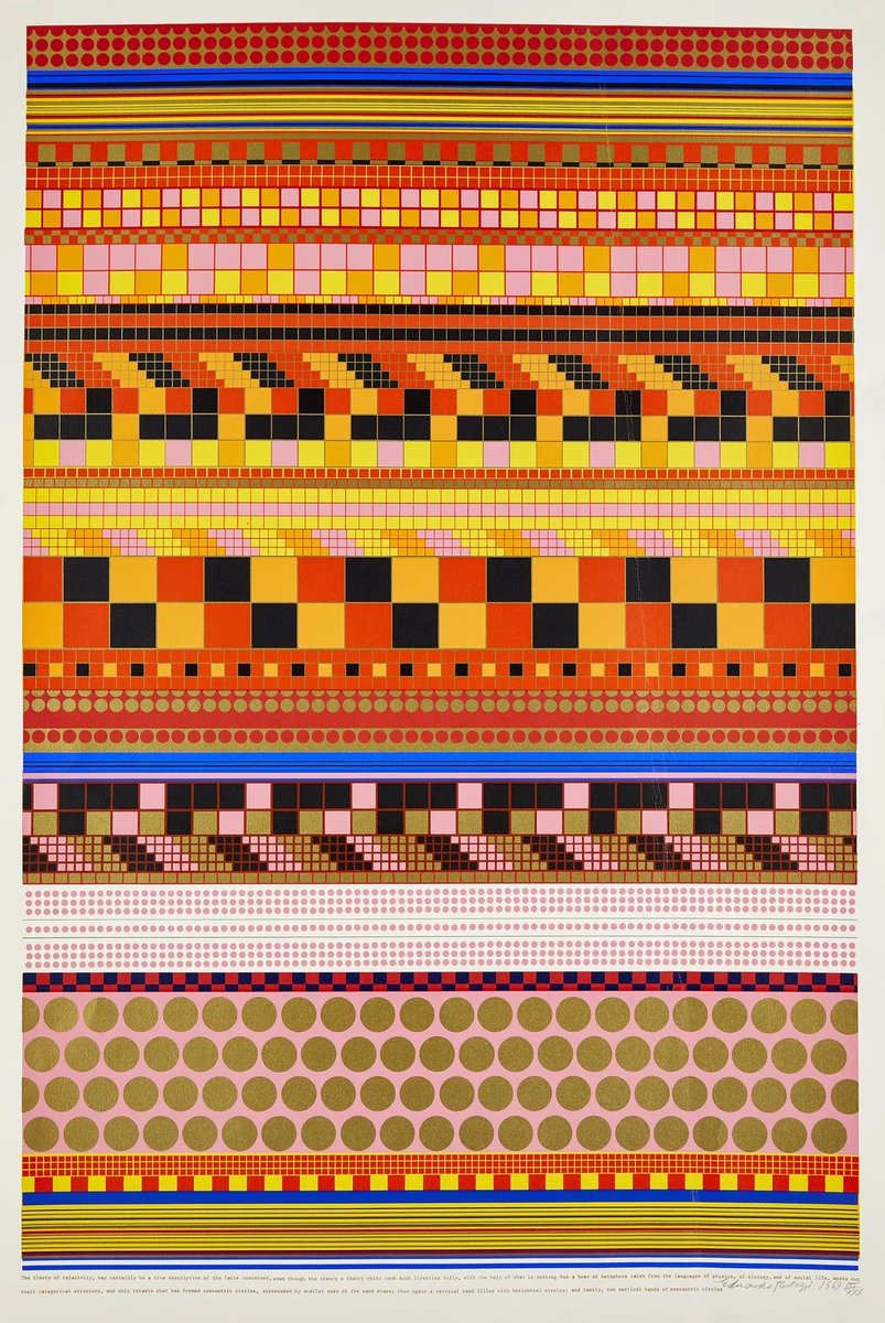 Eduardo Paolozzi, Theory of Relativity, 1967.