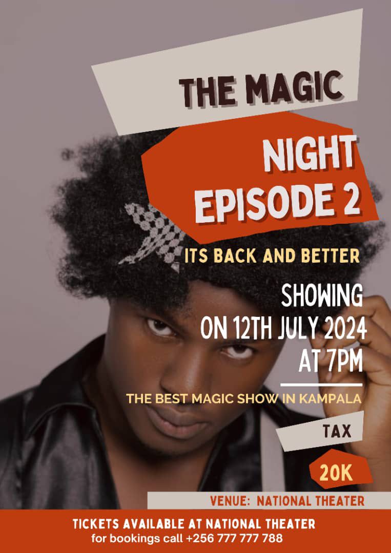 Nswash1's tweet photo. The SECOND EDITION of The #MagicNightAtNationalTheater 🪄 happens on the 12th of July 2024.

Hosted by @angeltoniacer with main acts from Jonathan Magic The First(the magician). 

Book your tickets at only 20k. https://t.co/TSj9qdFMYY