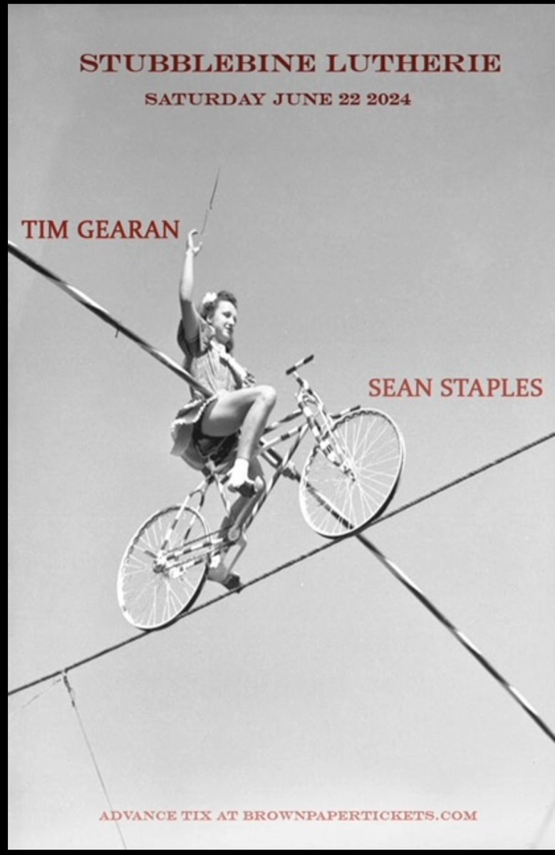 TimGearanmusic's tweet photo. Tim Gearan and Sean Staples at The Lutherie in Somerville! Saturday June 22 @ 7 PM.  Tickets: https://t.co/4HzTfq1Bod https://t.co/qIh8bshjum