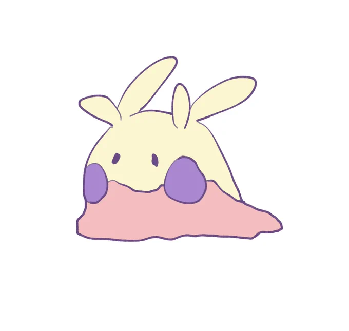 いいね欄が非公開になったので色違いヌメちゃんを描いた(なんの脈絡もないツイート) 