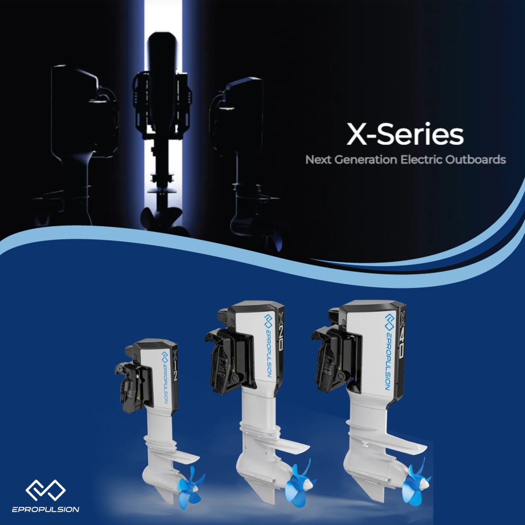 The NEW X-Series electric outboards from @epropulsionuk are a leap forward in marine electric propulsion technology. This generation sets new benchmarks for performance, efficiency, and sustainability...