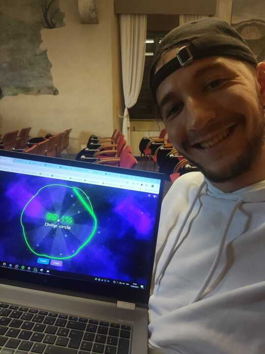 MouloudIFR's tweet photo. ⭕️ My circle is 99.1% perfect, can you beat that? https://t.co/muZayJnsCA 

You stand no chance old lady ;)

#ISWS2024 #ISWS24 #RAVENCLAW #TEAM04 https://t.co/cAOuUZiWb2