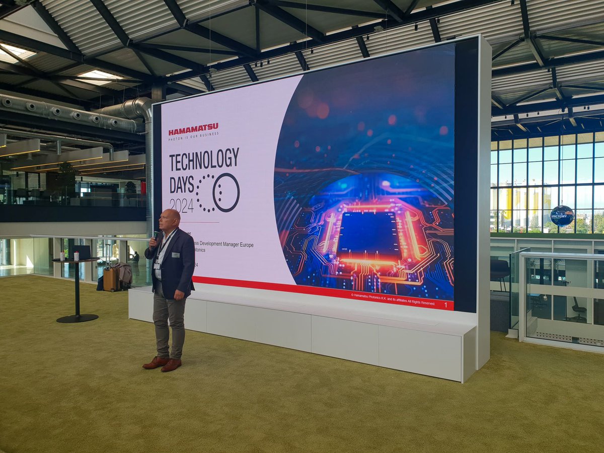 PhotonHub's tweet image. Hola from Barcelona! 🇪🇸 Today is the grand finale of Hamamatsu Technology Days! Honored to partner with @HamamatsuPhoton. Special thanks to Marco Mayer and his team! Thank you to everyone who joined us. Missed out? Learn more at buff.ly/3RlxlFZ

#TechnologyDays #PilotLine