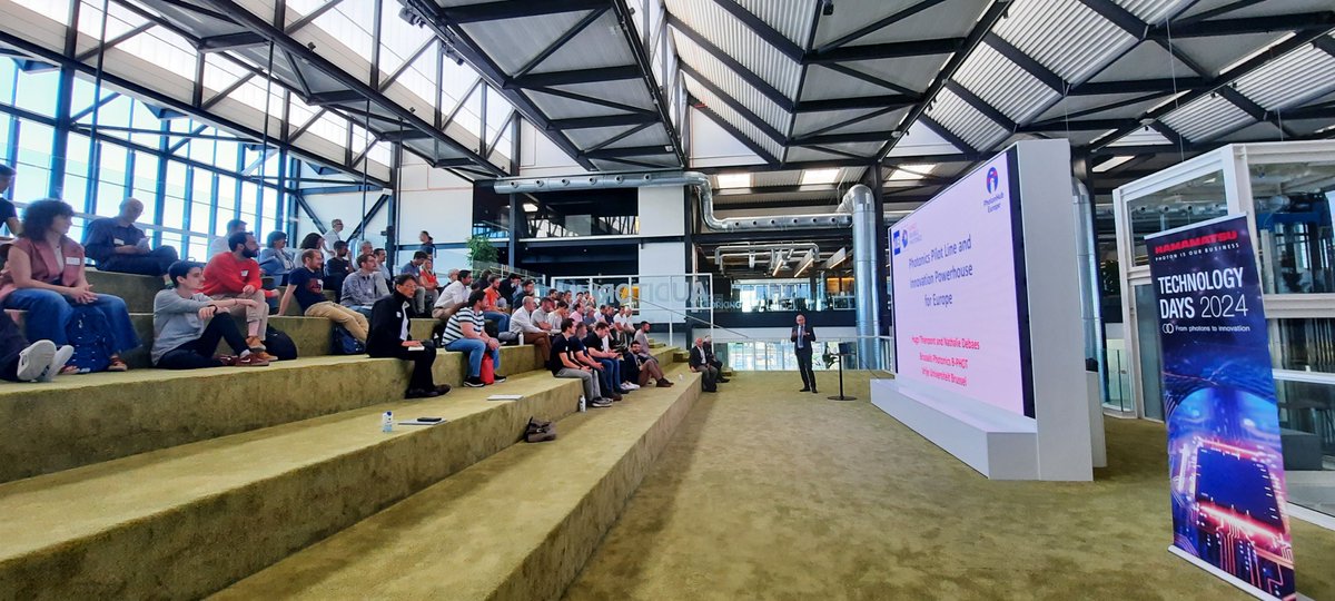 PhotonHub's tweet image. Hola from Barcelona! 🇪🇸 Today is the grand finale of Hamamatsu Technology Days! Honored to partner with @HamamatsuPhoton. Special thanks to Marco Mayer and his team! Thank you to everyone who joined us. Missed out? Learn more at buff.ly/3RlxlFZ

#TechnologyDays #PilotLine