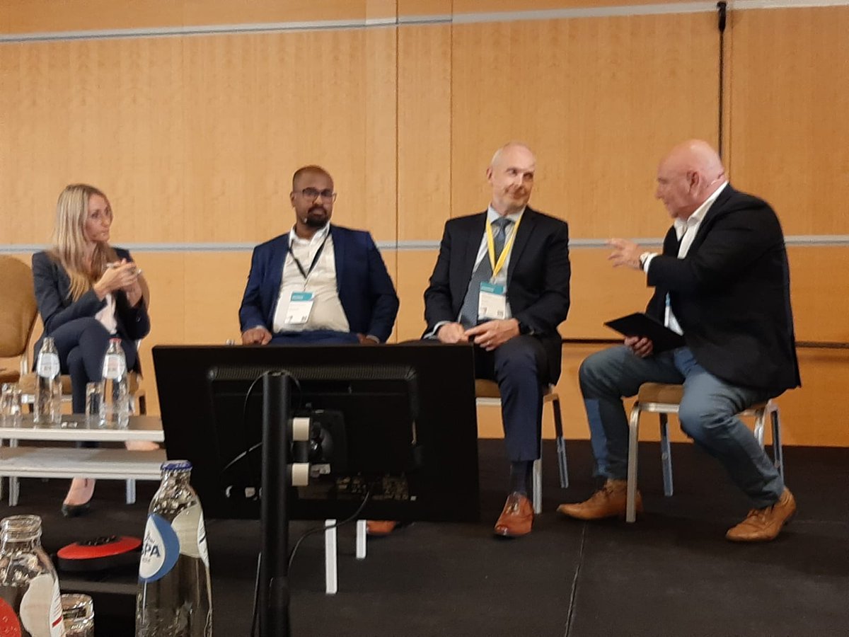 dparody's tweet photo. Was an absolute pleasure to be asked to chair a panel discussion on AML Automation with such great panelists in Brussels today. Antonella Narducci Gerard Green (CAMS) #transformfinance https://t.co/FaNVTMA1vQ