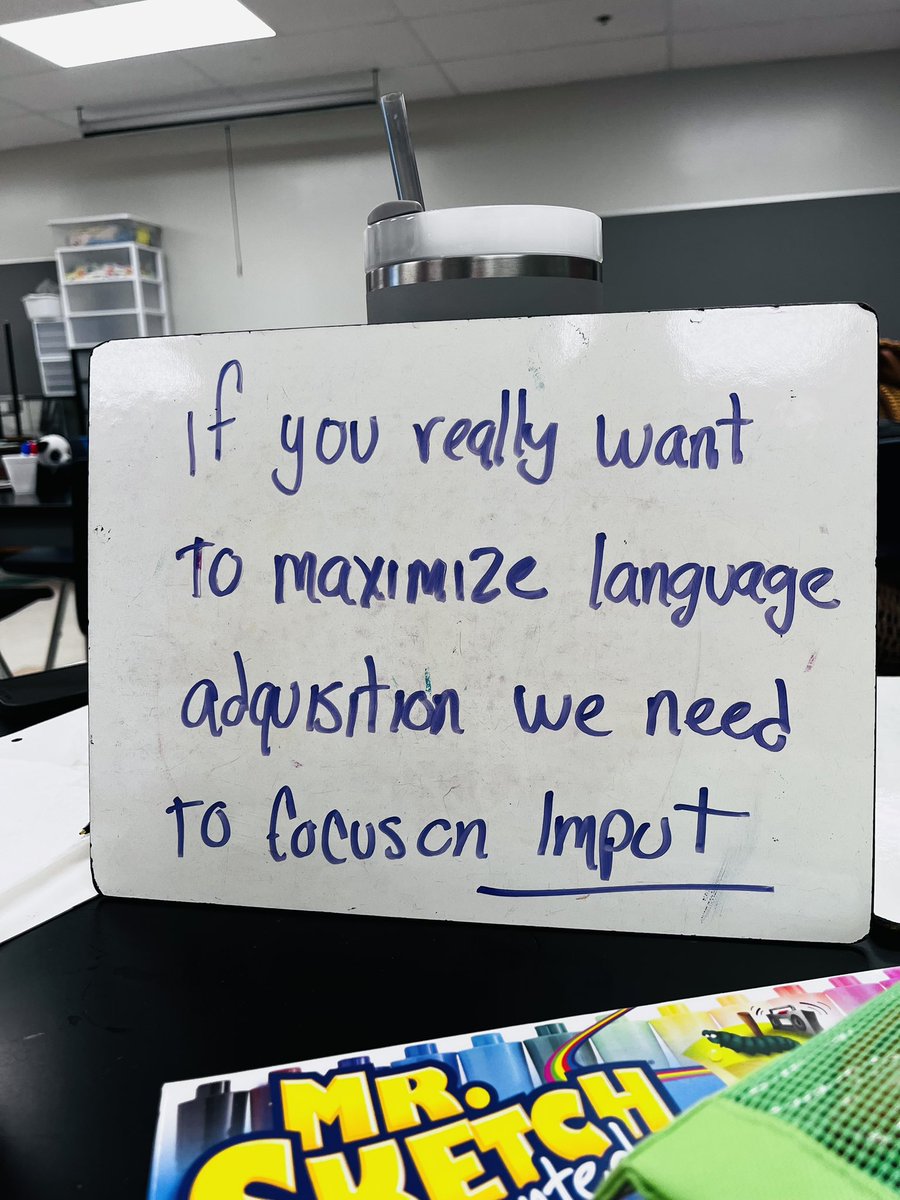 ¿Agree or disagree? 
#katyisdlote <a href="/cecilialaraLOTE/">Cecilia Lara</a> #spanishteacher #languageadquisition