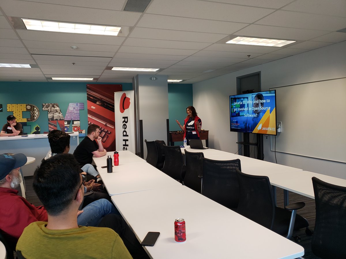 realOttawaJUG's tweet image. 🌟What a fantastic event last night!

Huge thanks to @TanjaEclipse for guiding us on the specifics of contributing to open source development!

People asking questions long after the talk ended was a clear testimony to the truly enriching experience for everyone!

@JakartaEE