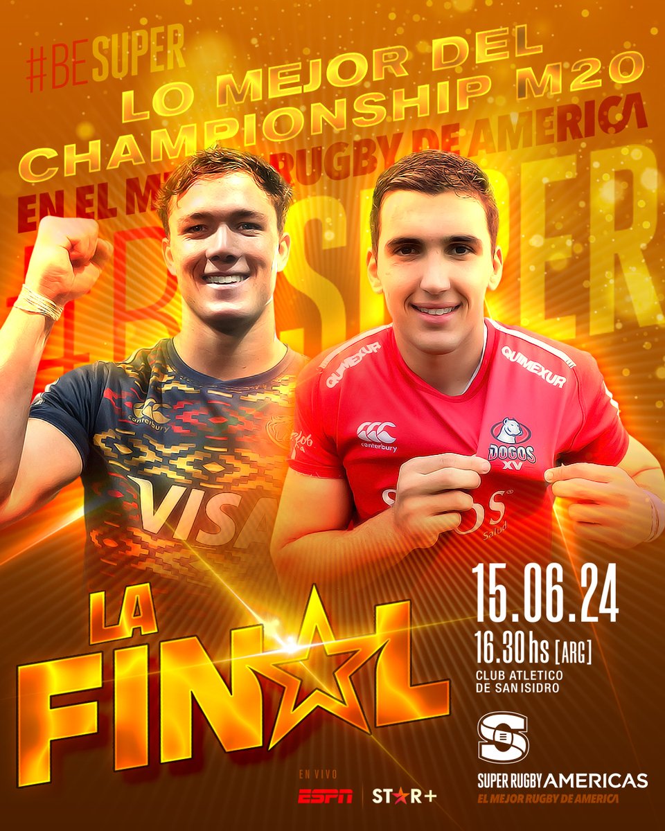 Brillando a nivel mundial 🚀

🖥️ La Final en vivo por ESPN/STAR+

#BeSuper