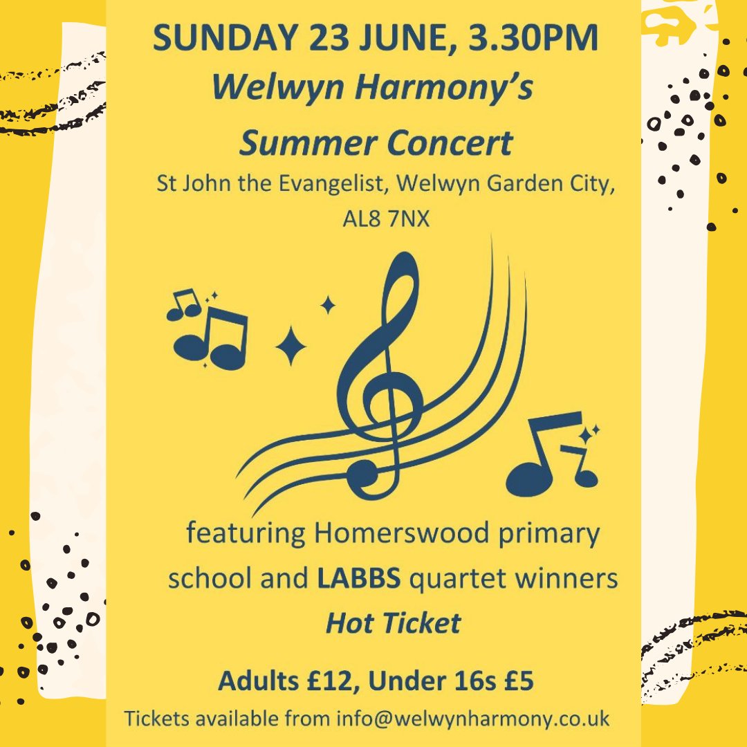 We're excited to be joined by Homerwood Primary School choir for our concert on Sunday 23rd June. They've performed in various concerts around WGC and at the O2, and they will be singing one of our songs with us - we have already met up to practice together!