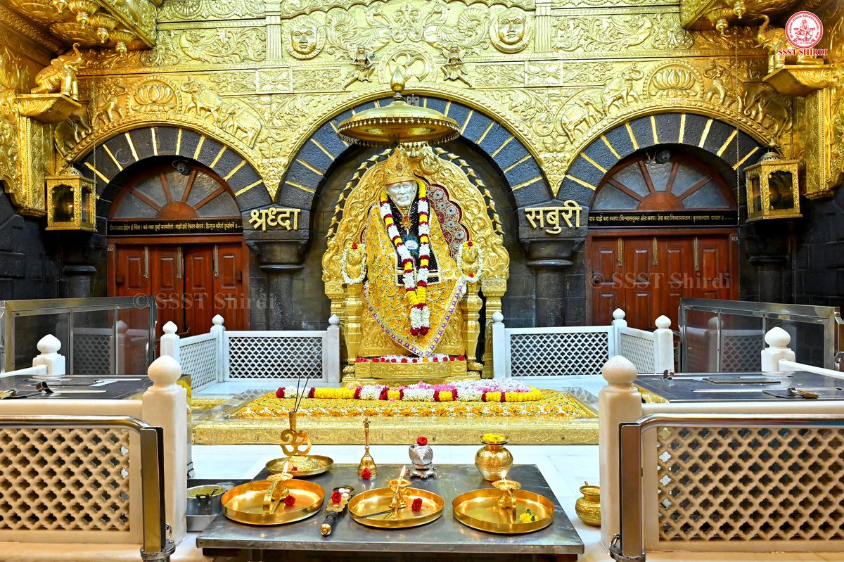 SSSTShirdi's tweet photo. *!! ॐ साई राम !!*
*श्री साईबाबा संस्थान विश्वस्त व्यवस्था,शिर्डी*
*!! ॐ Sai Ram !!*
*Shri Saibaba Sansthan Trust, Shirdi*
≈≈≈≈≈≈≈≈≈≈≈≈≈≈≈≈≈
 *आरती :-धुपारती* 
*गुरुवार १३ जून २०२४*    
*Aarti :-Dhooparti*
*Thursday 13 June  2024* https://t.co/YPiBAUSkOD