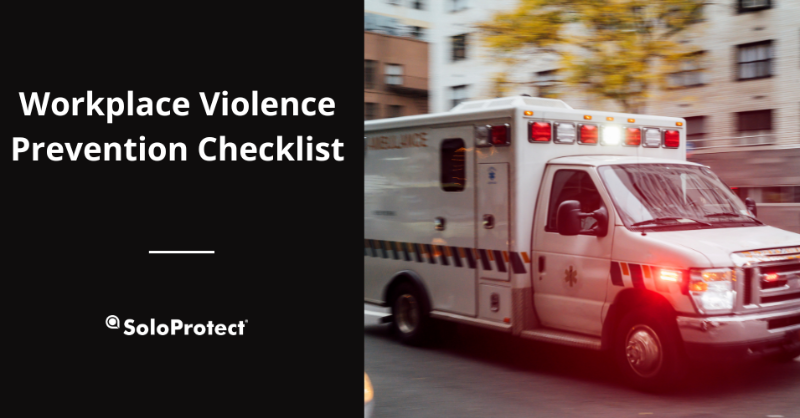 SoloProtect's tweet photo. 🚨 Nearly 2 million workplace violence incidents are reported in the U.S. annually!  Protect your team with SoloProtect’s FREE checklist - customizable, effective tools, and free to download. 

#ViolencePrevention #SoloProtect #LoneWorkerSafety