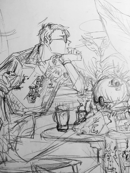 今さ〜一生懸命父の日のイラスト描いてるからさ〜みんなも描いてよ〜一人だと虚しいよ〜 