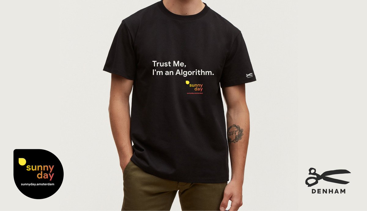 The new Sunny Day Tees are out! How to get one? By sharing something nice about our Sunny Day AI solution on Social. Do it your way, be creative. Anything goes, as long as it’s positive. Tag us in your message!

Sunny Day - AI Powered Personal Shopping. sunnyday.amsterdam
