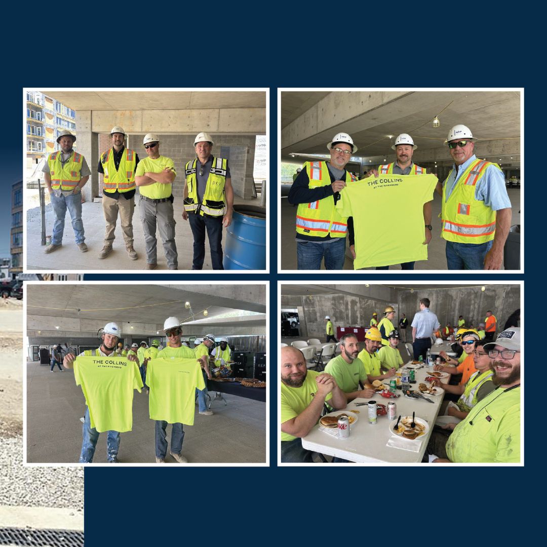 Congratulations to the construction team at The Collins in Cleveland, Ohio who celebrated the official Topping Out of the property on May 31. 

This major construction milestone marks nearly 60% completion of the 316-unit development in the Scranton Peninsula. 

#construction