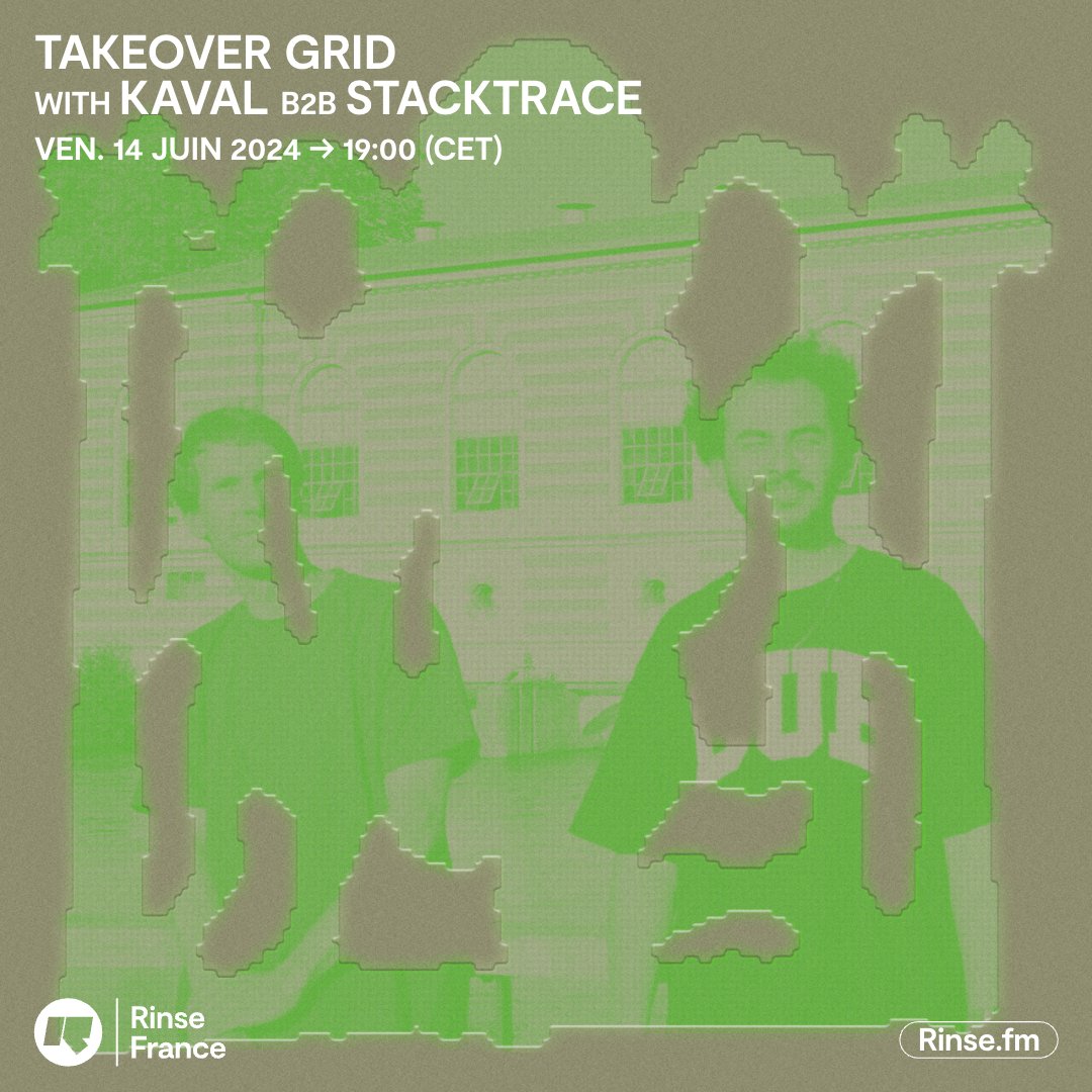 RinseFrance's tweet image. Il est 19h !
Vous écoutez @Grid_Records #Takeover : #Kaval & #Stacktrace !
🎶
rinse.fr/podcasts/
#verrouillé 🔒