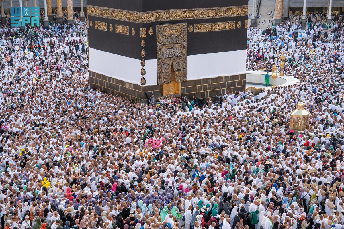 SPAregions's tweet photo. #صور_واس 

اليوم في المسجد الحرام ضيوف الرحمن من كل أصقاع الأرض.
 
#يسر_وطمأنينة⁩    
#واس_حج45⁩ | #واس_عام https://t.co/MDHdmUAofP