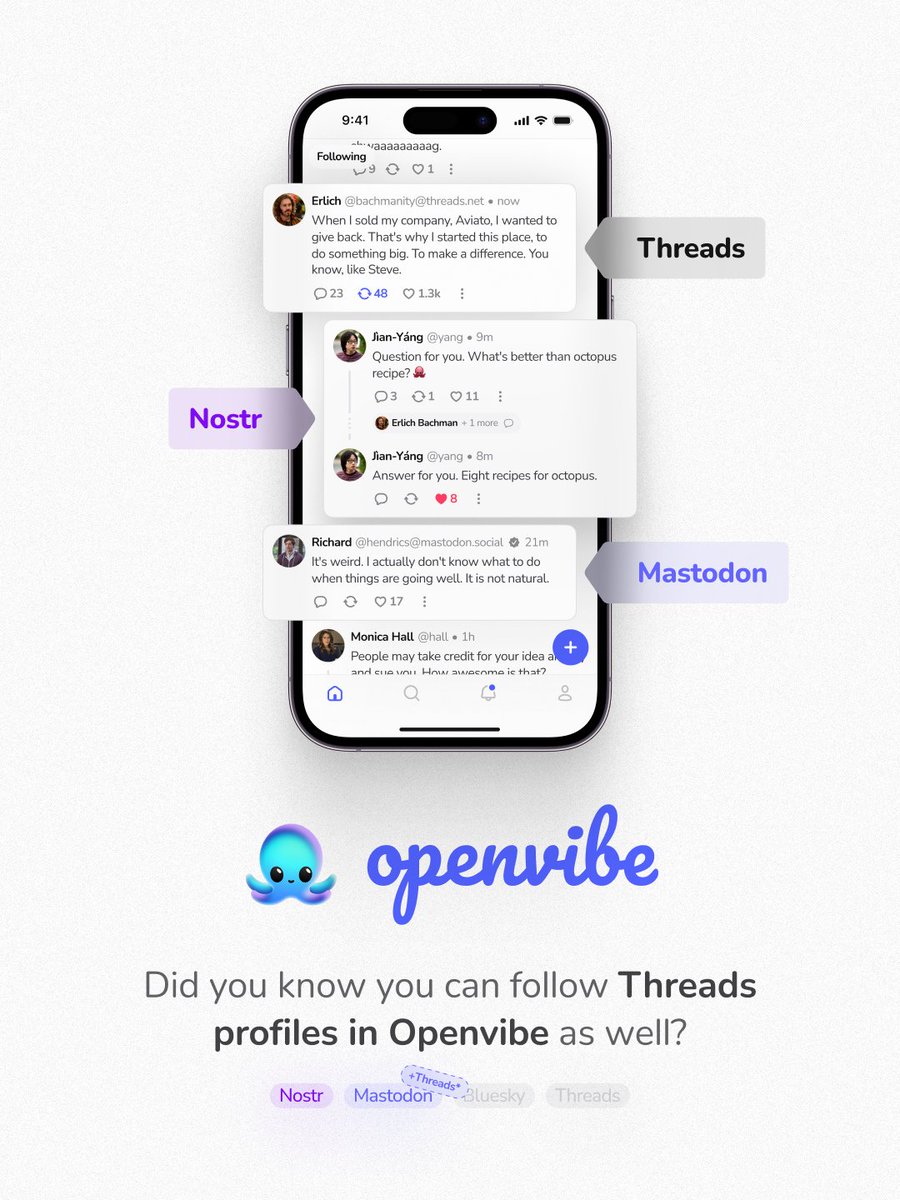 Openvibe tweet media