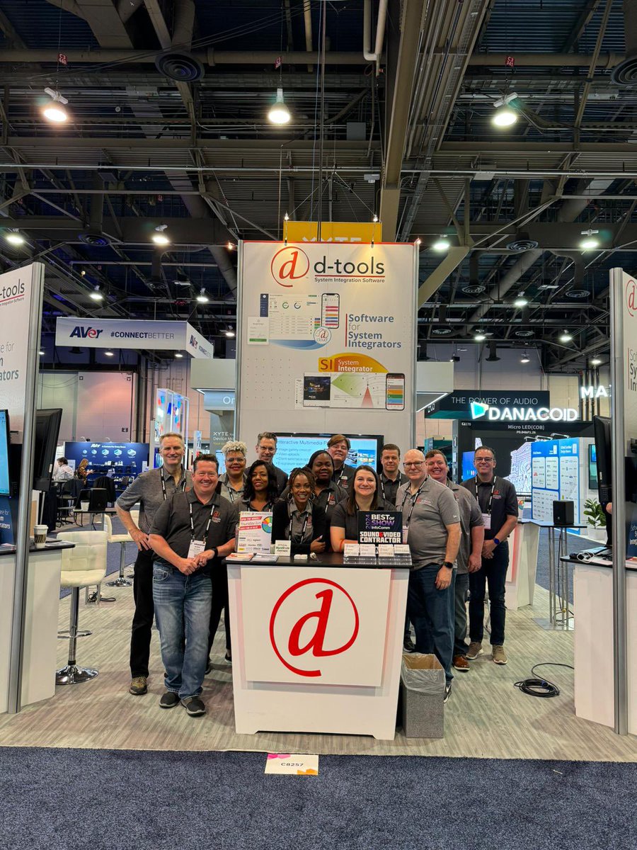 re_sauce_'s tweet photo. What a great Day 1 at #InfoComm so busy on the @Plexus_AV C9069 and @DTools C8257 booth’s! Come by Central Hall and see us today! #avtweeps #avislife #infocomm24 https://t.co/CStW09Rl44