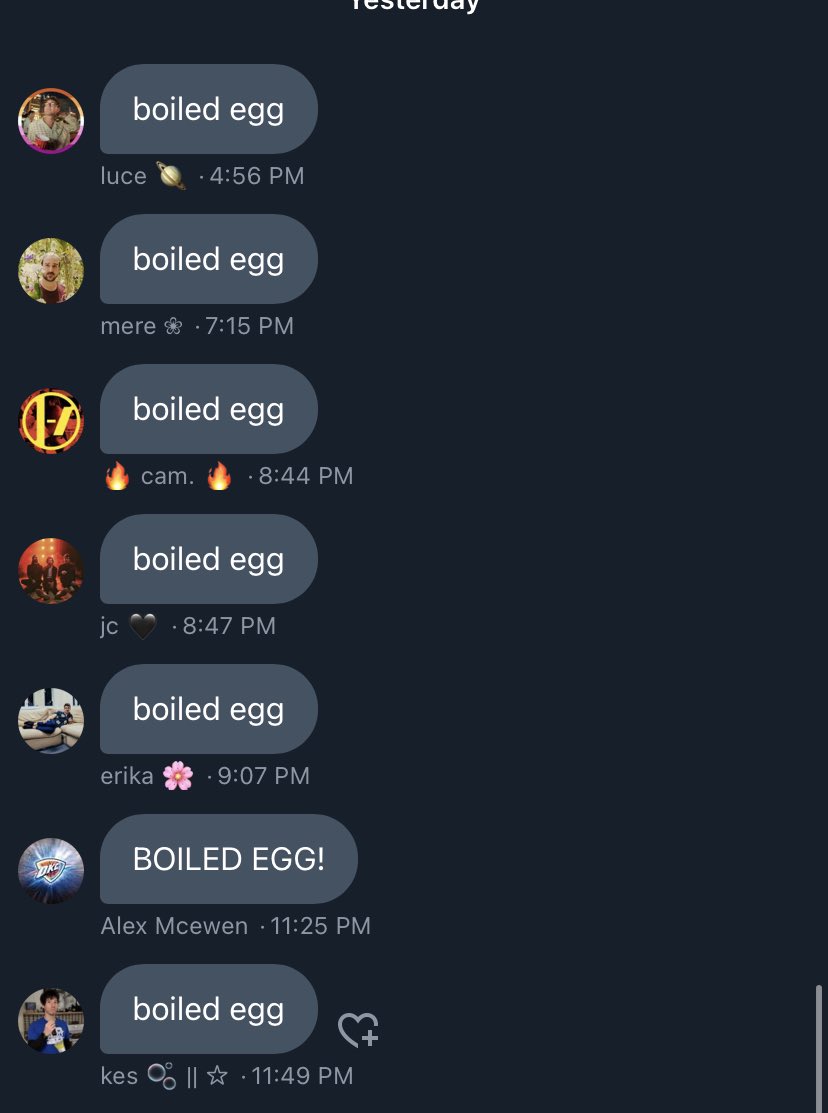 boiled egg